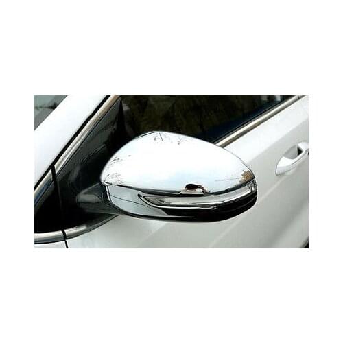 Chrome Side Mirror Cover Trim 2pcs For Kia Sportage 2016 2017 Fourth Generation