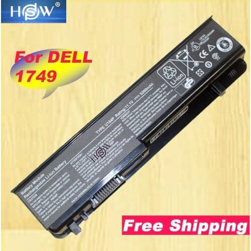 HSW 11.1V High Quality Laptop Battery for Dell Studio 17 1745 1747 1749 N855P KM973 U164P 0W077P U150P