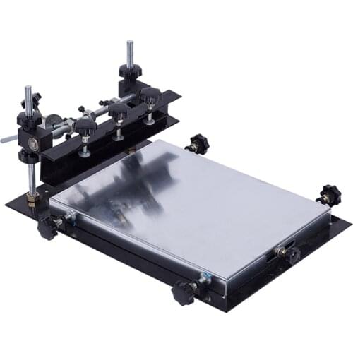 Commercial Small Manual Screen Printing Station SMT Manual Imprinting Station Solder Paste Screen Printing Machine