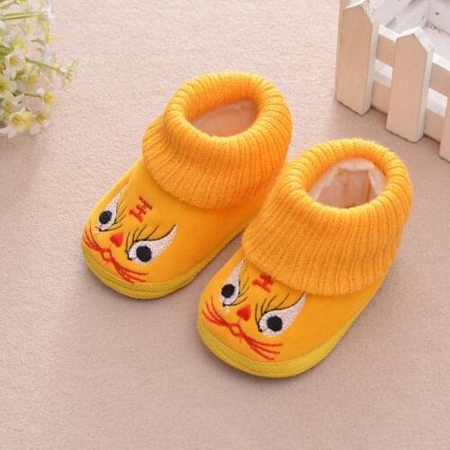 Toddler Soft Soled First Walkers Baby Girl Boy Shoes Cartoon Embroidery Shoes Casual Sneakers
