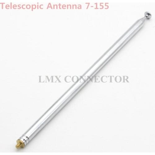 5PCS 980mm Length Metal Rod 7 Sections Telescopic Antenna Connector 7-155 Aerial Diameter 7mm For Rc Model Remote Controller a