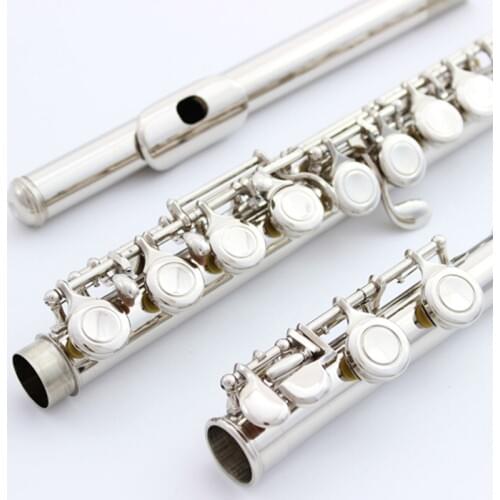 LAIIMAN New Flute 212SL 372H music instrument 16/17 E-Key Silver C Tune Open/Closed flute playing professional level with Case