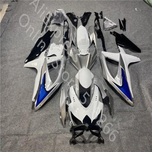 White black gray color ABS Fairings Kit Fit For SUZUKI GSX-R600 GSX-R750 08 09 10 R600 R750 GSXR 600 750 2008 2009 2010 Fairing