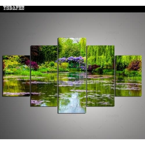 Op de muur HD print olieverf Film modulaire foto Scenery poster kind room decor woondecoratie 5 stks canvas art z269