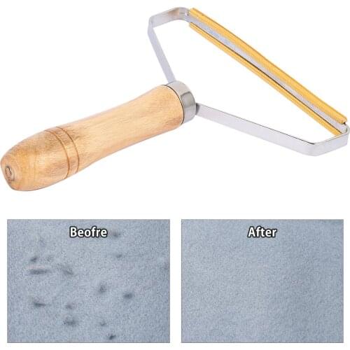 Portable Lint Remover Clothes Fuzz Fabric Shaver Brush Tool Power-Free Fluff Removing Roller for Sweater Woven Coat