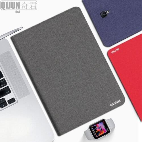 Tablet flip case for Samsung Galaxy Tab A 10.5" 2018 protective Stand Cover Silicone soft shell Solid capa for SM-T590 SM-T595