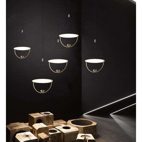 Postmodern Designer chandelier Ring chandelier for study bedroom Foyer Chandelier Art Decor indoor home suspension lamp fixtures