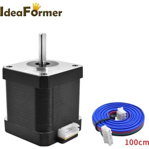 3D printer Nema 42 stepper motor bipolar 47mm 1.7A 52Ncm(73.6oz.in) 4 leads 42BYGH26H-S-20Y for RepRap 3D printer Step Motor