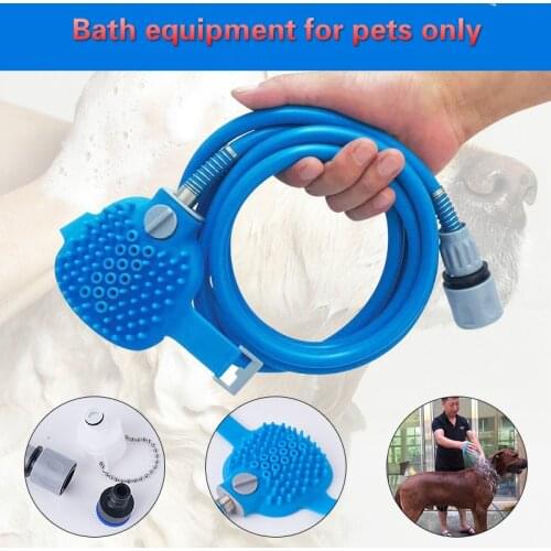 Pet cleaning products silicone bath gloves water spray pet massager dog shower magic head