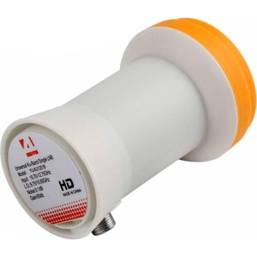 Universal Ku-Band Single LNBF 9.75/10.6KU Dual Output Full HD Digital KU LNB Satellite Receiver High Band Low Band