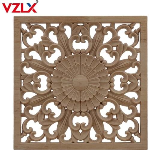 VZLX Blocks Puzzle Unfinished Wooden Letters Pieces Model Making Wood Decoration Accessories Furniture Crafts Home Ornaments