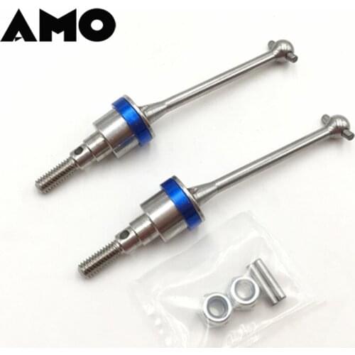 KYX RC Car Parts Refit Upgrade Accessories TAMIYA CC01 Upgrade Front Universal Joint Stainless Steel CVD Steering Driver Shaft