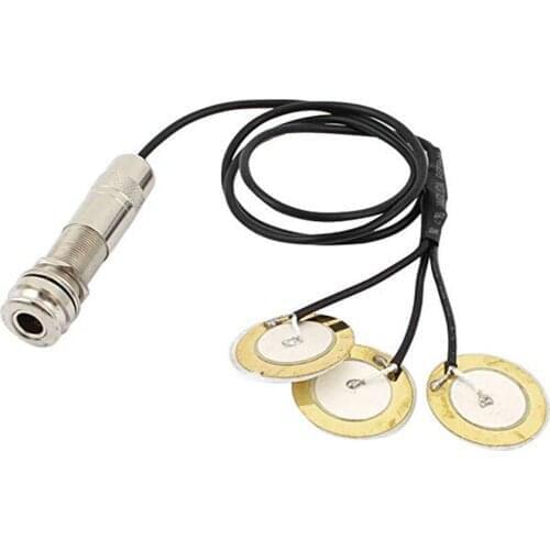 Guitar Pickup Piezo 3 in 1 Transducer For Acoustic Wooden Guitar Ukulele Mandolin Violin Guitarra Parts Accessories