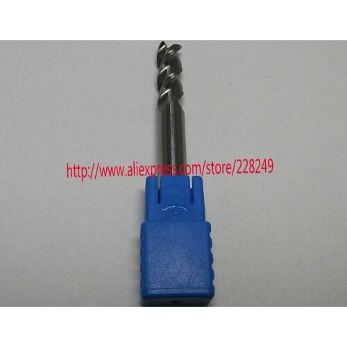 1pc D4*20*D4*75 HRC50 3 Flutes Solid Carbide Flat End Mills For Aluminum CNC Milling Cutters Router Bits