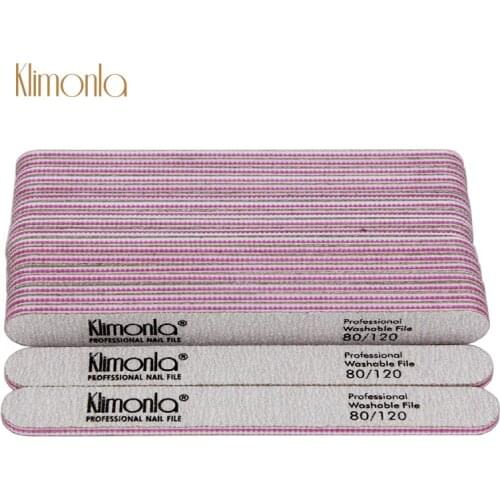 25Pcs/Lot 80/120 Grit Gray Straight Nail Art Sanding Buffer Block UV Gel Nail File Polisher Beauty Manicure And Pedicure Tools