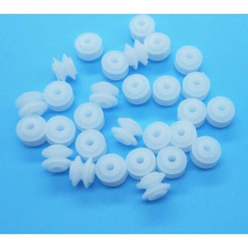 7-2A Plastic Belt Pulley Wheel 7*5*2MM Motor Shaft 2mm Tight Fitting DIY Model Accessories Toy Accessories 72A 100pcs/lot