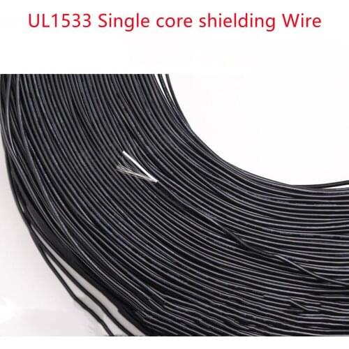 UL1533 PVC insulation Environmental Electronic Power Single core shielding Wire Tinned Copper Signal Audio cable 32 30 28 26 24A