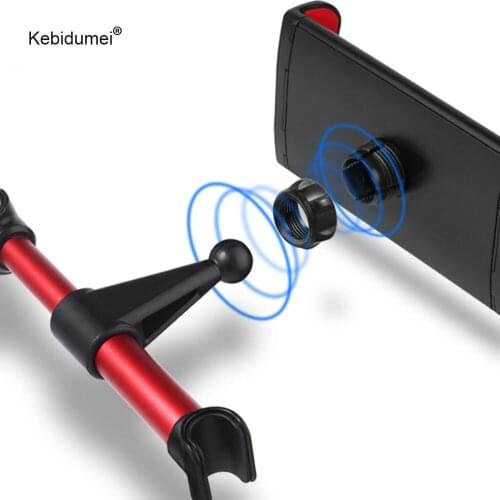 Kebidumei Car Phone Stand 360 Adjustable Back Seat Mounting Holder For iPhone Samsung ipad Android phone