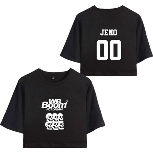 Kawaii NCT DREAM Soul Album We Boom 2D Short Fashion Summer Short Sleeve 100% Cotton T-Shirt Kpop Hot Street Lady Short T-Shirt
