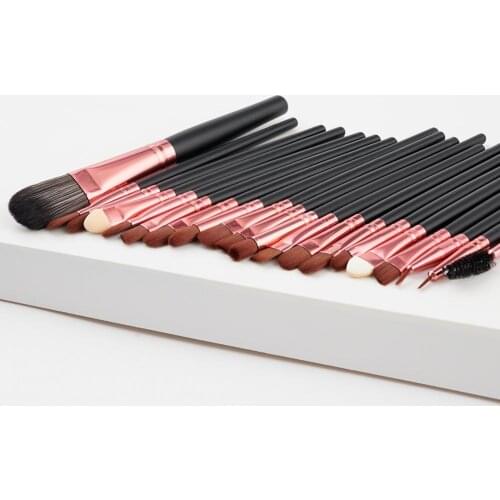 20Pcs Makeup Brush Sets Eye Shadow Foundation Powder Eyeliner Eyelash Lip Make Up Brushes Cosmetic Beauty Tool Kit Hot
