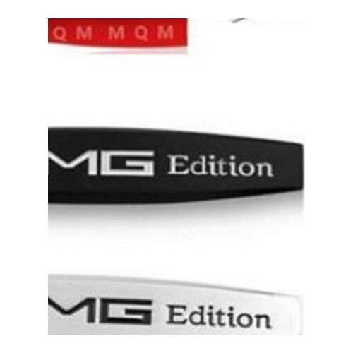 2pcs metal Car Rear Fender Side sticker Car Badge Labeling For for Amg GLK GLA C200 E200 Car Accessories