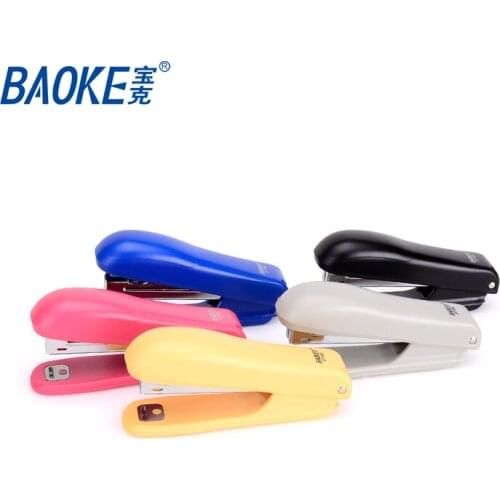 Baoke ST1100 Small Stapler, Mini Stapler, Student Office Supplies, Mini Fashion Stapler, Multifunctional and Labor-saving