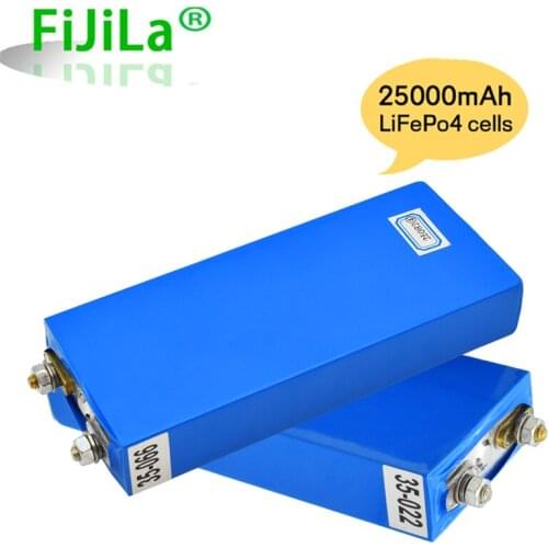 New 3.2V 25Ah LiFePO4 Batterij Cell 25000Mah Lithium-ijzerfosfaat Diepe Cycli Voor Diy 12V 24V 36V 48V Zonne-energie Ups Power