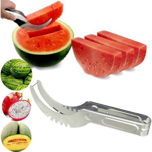 Stainless Steel Watermelon Slicer Cutter Knife Corer Fruit Vegetable Tools Kitchen Gadgets kitchen accessories