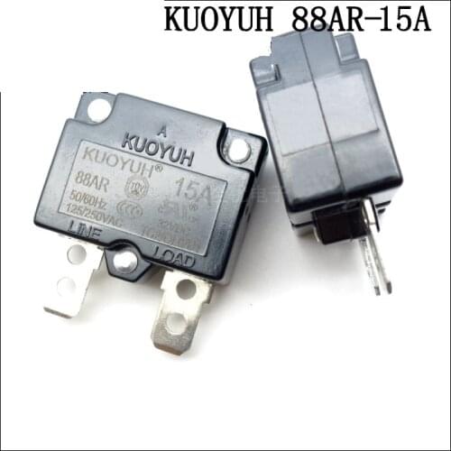 3Pcs Taiwan KUOYUH 88AR-15A Overcurrent Protector Overload Switch Automatic Reset