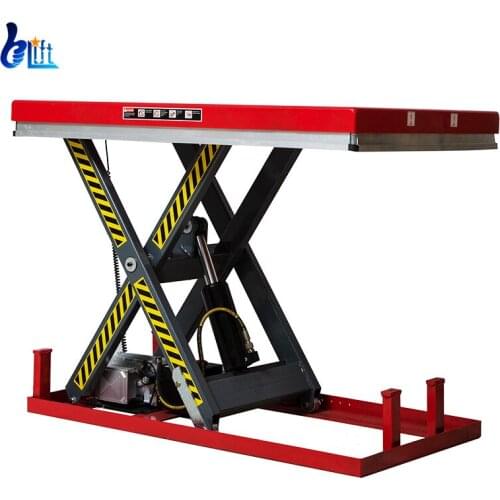 Custom High Quality Customize 1.3m Platform Loading 2000kg Hydraulic Table Lift Air Lifting Jack
