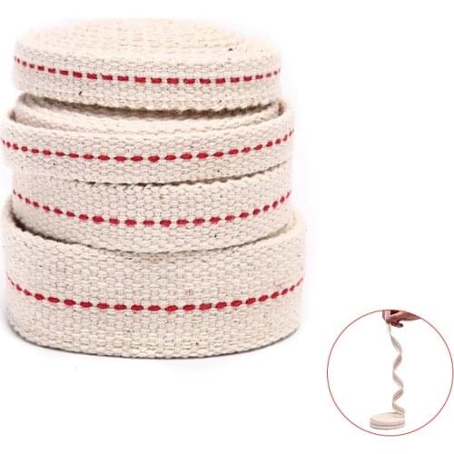 1M Strong Flat Cotton Wick Core For Kerosene Burner Stove Lighting Oil Lantern Oil Lamp Wick Roll Making DIY Accessory