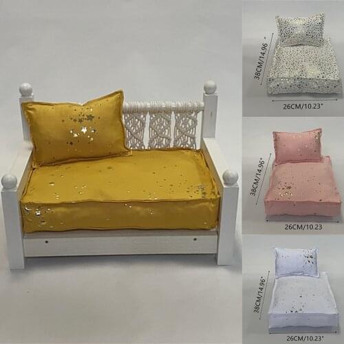 Newborn Photography Props Retro Wooden Baby Cribs Baby Cot Accessories Infant Photoshot Furniture Shoot Photo Posing Prop