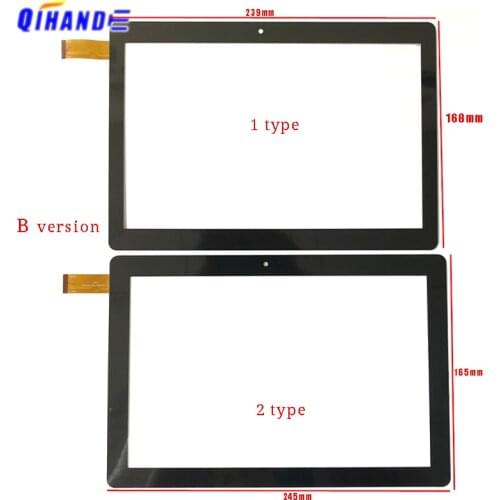 New Black Touch Screen For Innjoo F104 IJF104BLK TIME2 F104 3G Tablet PC Capacitive Touch Panel Repair Parts Touch Sensor Glass