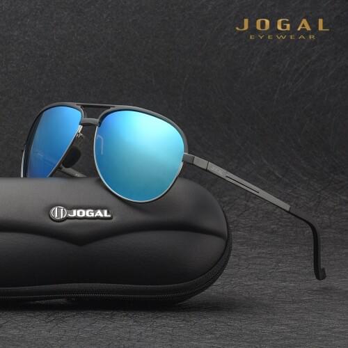 JOGAL Mens Vintage Polarized Sunglasses Classic Women Sun glasses Coating Lens Driving Shades 6006