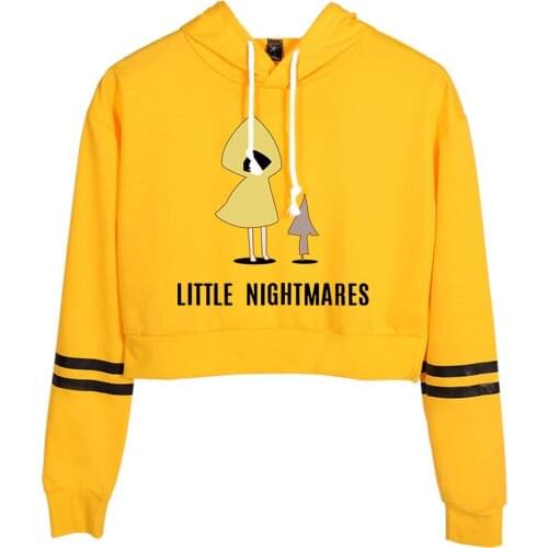 Little Nightmares Hoodie Long Sleeve Short Sweatshirt Womens Pullover Casual Streetwear Girls Clothes Little Nightmares Hoodies
