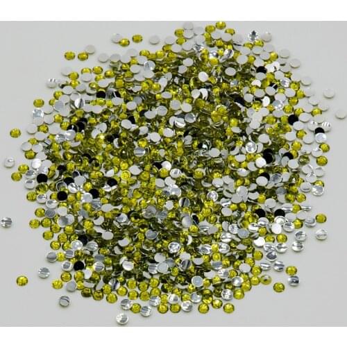 Bling !Olivine Colors 5000pcs/Lot 3D Nail Art Crystals Rhinestones Flatback Resin Non HotFix Nail Glitters Strass