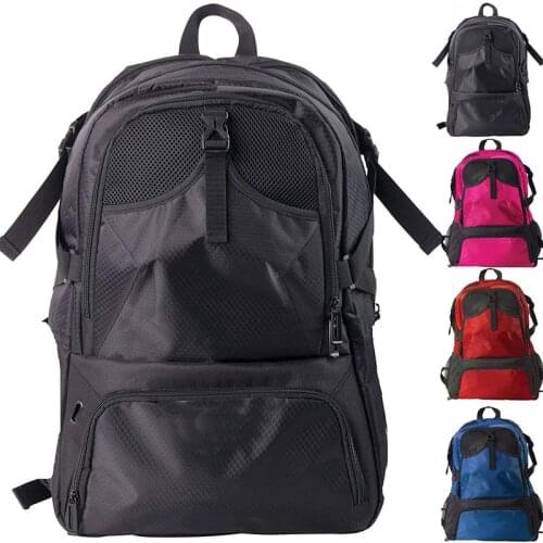 Outdoor Sports Backpack Men Unisex Wear Resistant Football Storage Bag Travel Bagpack Large Capacity Rucksack With Shoe Pocket