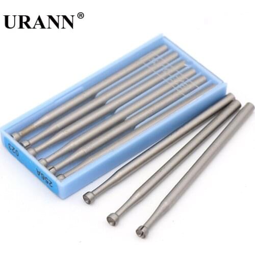 URANN 6Pcs Alloy Tungsten Steel Olive Amber Engraving Carving Knife End Mill Woodworking Router Bit Wood Milling Cutter