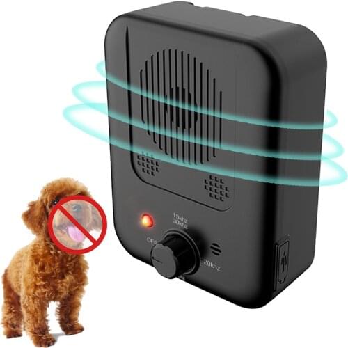 Outdoor Pet DOG Repeller Ultrasonic Bark Control Waterproof Rechargeable Anti-Barking Dog Behavior Training Device For Pets