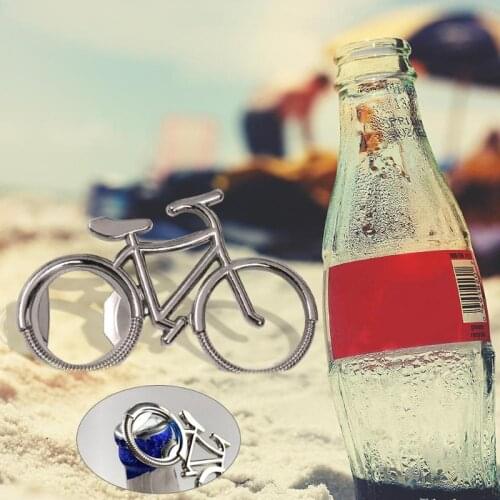 Bicycle Metal Beer Bottle Opener Cute key rings for bike lover Wedding Anniversary Party Gift Bike keychain Brand New