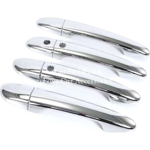 Exterior Door Handle Bowl Cover Trims frame Panel ABS Chrome Decoration For Mazda CX-8 CX8 2017 2018 2019 Car-Covers Accessories