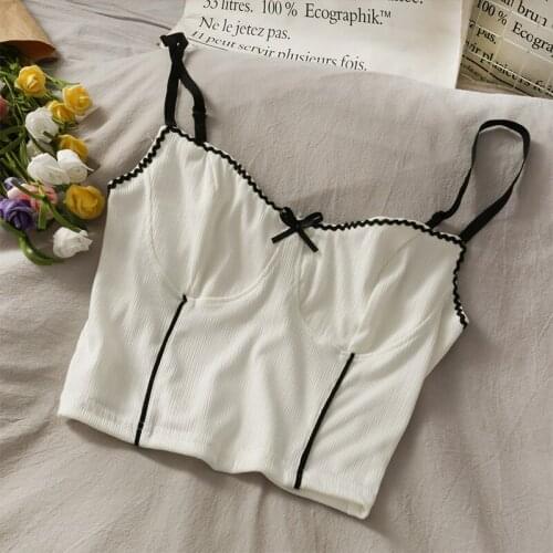 Women Summer Purple Knitted Top Straps Cute Camis Crop Tops Women Cute Top For Summer Top For Women Female