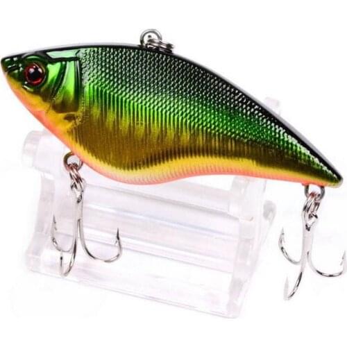1PCS 7cm 16g Wobbler Fishing Lures Rattlin Hook Hard Artificial Plastic VIB Bait Crankbait All Depth Winter Ice Fishing Tackle