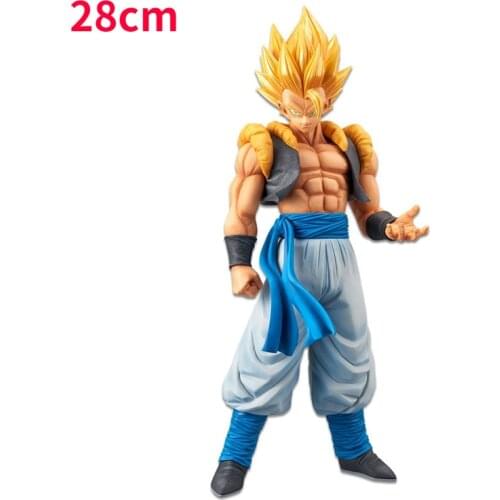 28cm Dragon Ball Z Gogeta Figura Dragon Ball Super Goku Vegeta Action Figure Pvc Model Toy