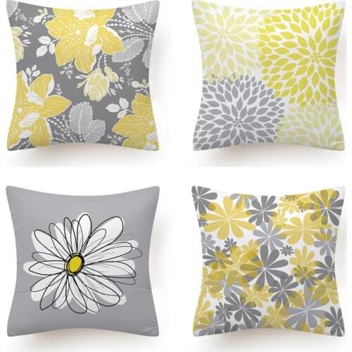 4 PCS Cushion Cover Pillow Covers 45X45CM Decorative Cushions Case Sofa Linen Throw Pillow Case Car Bed Home Decor