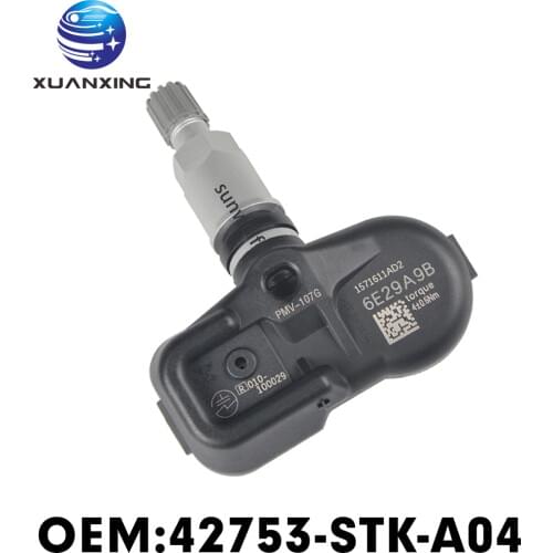 42753STKA04 Tire Pressure Sensor Monitoring System TPMS 315MHz PMV-107G For Acura MDX Honda Pilot 07-15 42753STKA03 42753STKA02