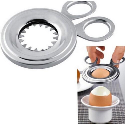 50pcs Boiled Egg Topper Cutter Egg Omelette Device Stainless Steel Pickling Cutting Eggs Egg Scissor Clipper Cook Tool