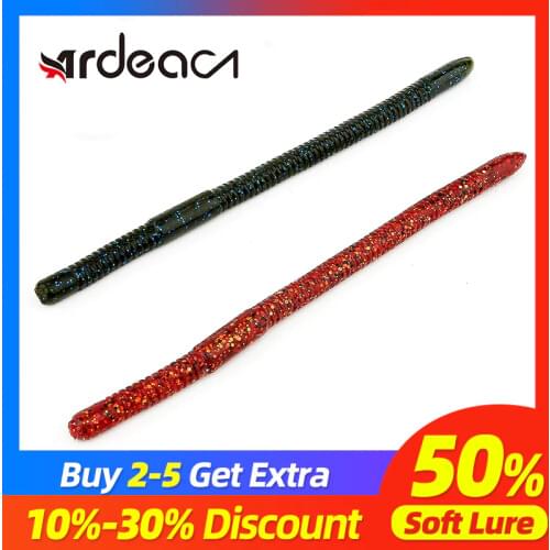 ARDEA fishing Silicone soft lure worms Silicone Earthworm Artificial Fishing Lures salt bass soft lure Wobblers trout Carp