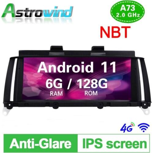 8.8" 6G RAM 128G ROM 8 Core Android 11 Auto Player GPS Navigation System Media Stereo For BMW X3 F25 for BMW X4 F26 NBT