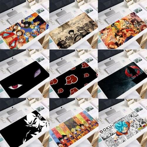Large 90x40 Anime Mouse Pad Japanese Anime Animation Collection Computer Mouse Pad Suitable for Gamers Mouse Pad Christmas Gift